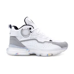 bacca bucci Men White & Grey Colourblocked Sneakers image 4