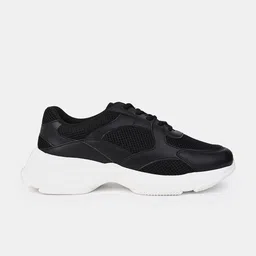 Styli Men Chunky Mesh Detail PU Sneakers image 4