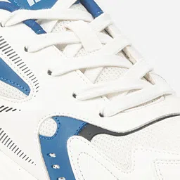 ID Men Textured Comfort Insole Leather Lace-Up Sneakers image 5