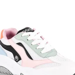 Shoetopia Women Colourblocked Lightweight Comfort Insole Basics Sneakers image 4