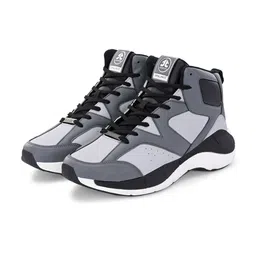 OFF LIMITS Men Colourblocked Comfort Insole Contrast Sole High Top Lace-Up Sneakers image 3