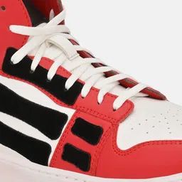 Big Fox Men Red Colourblocked Sneakers image 4