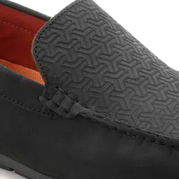 Ruosh Men Textured Square Toe Loafers image 4