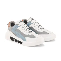 AMICO Men Colourblocked Lightweight Comfort Insole Mesh Contrast Sole Sneakers image 4