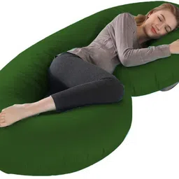 mom's moon Microfibre Solid Pregnancy Pillow Pack of 1-picture-34