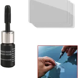 digitalzap Repairing broken glass Fluid Car Windshield Resin Car Glass Crack Fixer[pack2] Windshield Repair Kit image 4