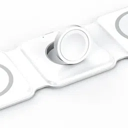 Techpunch 3 in 1 Folding Magnetic Wireless Charging Power Charging Pad image 3