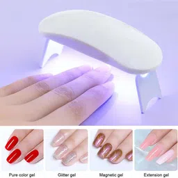 Mini Portable UV LED Nail Lamp for Gel Nail Polish Curing (1 Pc) Nail Polish Dryer-image-62