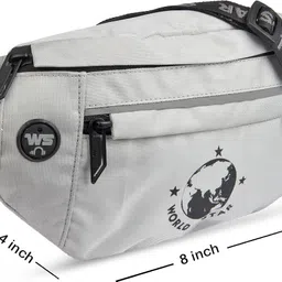 Worldstar Waist Bag for Men & Women Fanny Waist Pouch Pack Travel Side Sling WaterProof Waist Bag-picture-33