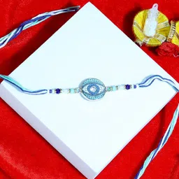 Mali Fionna Beaded Thread Rakhi image 1