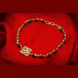 Aadita Men Gold-Toned Handmade Rakhi-picture-45