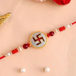Aapno Rajasthan Beaded Thread Rakhi-picture-27
