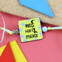 Asthetika Boys Bhai Hai Tu Charm Beaded Rakhi image 2