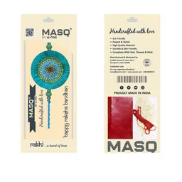 MASQ Set of 3 Beaded Thread Rakhis image 3