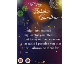 Silver Shine Unisex Set Of 2 Hi-Fi Bhai & Om Charm Rakhis With Roli Rice & Greeting Card image 4