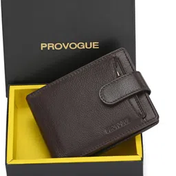 provogue Men Casual, Formal Brown Genuine Leather RFID Wallet-picture-27