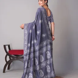 rj creation Printed Daily Wear Pure Cotton Saree image 3