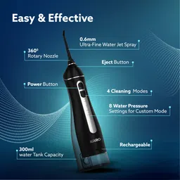agaro Ultra Plus Oral Irrigator, Portable, IPX7 Waterproof, Flossing at Home & Travel Water Flosser image 4