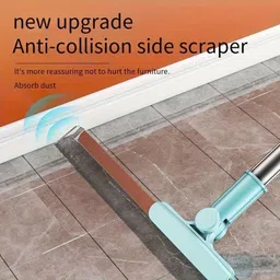 sukaaviwilla Magic Broom Sweeper Floor Scraper Wiper Squeegee mop for wall, Glass, Bathroom Silicone Wet and Dry Brush image 4