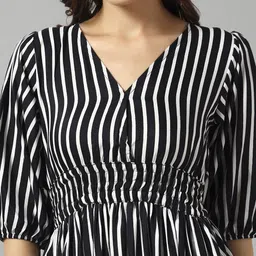 raiyani fashion Printed Crepe Stitched Flared/A-line Gown image 4