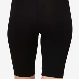 soie Solid Women Black Cycling Shorts-picture-15