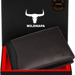 wild napa Men Brown Genuine Leather RFID Wallet-picture-28