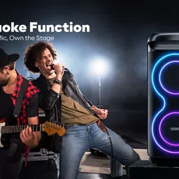 GOVO 900 | 6 Hrs Playback | Dynamic Light Show | 1 Mics for Karaoke 200 W Bluetooth Party Speaker image 3