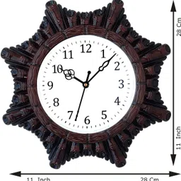 mateswari ventures Analog 28 cm X 28 cm Wall Clock image 3