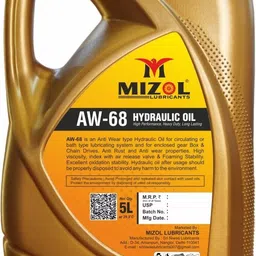 mizol Premium_Quality 5L Anti-Wear AW-68 High Performance Hydraulic Oil image 4