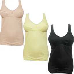 ditya Women Beige, Yellow, Black Camisole image 1