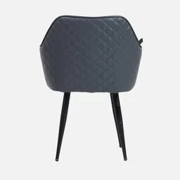 casacraft from pepperfry Rigel Fabric Arm Chair in Grey and Grey Colour image 5