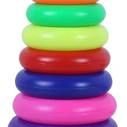 yatri Stacking Rings - Stacking Toys for Toddlers 9 Pieces (Multicolor)-picture-17