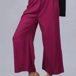 apqrs Women Regular Fit Multicolor Viscose Rayon Trousers-picture-26