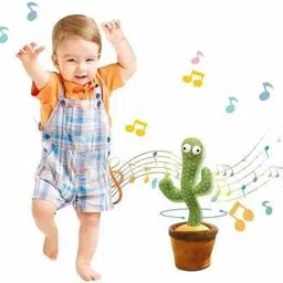 f a s t f r i e n d s Dancing Cactus Tree I Plant Toys Talking Repeat Singing Voice 011 (Green) image 3