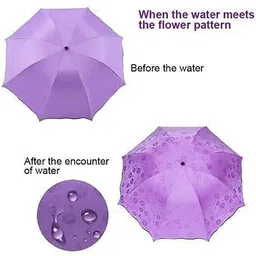 gopinath autolink Fancy Magic Umbrella Blossoms Occur with Water for Girls Women sunlight or rain Umbrella image 3