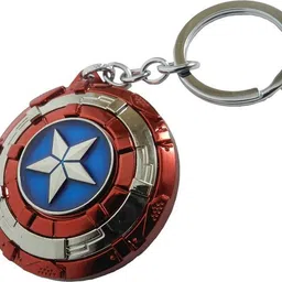 avi Metal Avengers Superhero Captain America Shield Key Chain-picture-15