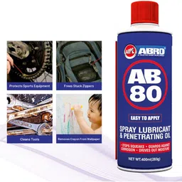 abro AB-80 Spray Lubricant with Teflon & Penetrating Oil Chain Oil image 4