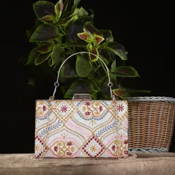 qns Party, Formal, Casual, Sports Brown Clutch-picture-13