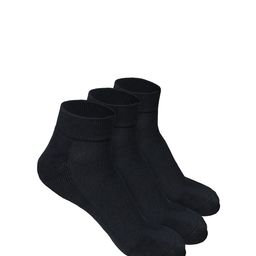 HEELIUM Men Odour-Free Breathable Padded Base Anti-bacterial Bamboo Quarter Length Socks-picture-35