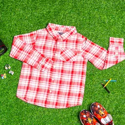 Purple United Kids Girls Tartan Checks Opaque Checked Casual Shirt-picture-22