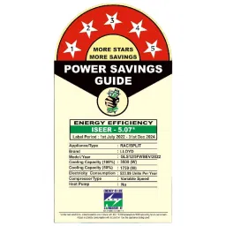 LLOYD 5 in 1 Convertible 1 Ton 5 Star Inverter Split AC with PM 2.5 Filter (Copper Condenser, GLS12I5FWBEV) image 3