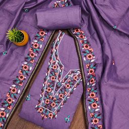 MANVAA Embroidered Unstitched Dress Material-image-79