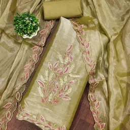 MANVAA Embellished Unstitched Dress Material-picture-31