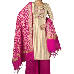 MANVAA Embroidered Unstitched Dress Material-image-9