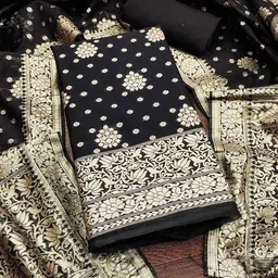 Maroosh Floral Woven Design Unstitched Dress Material-image-30