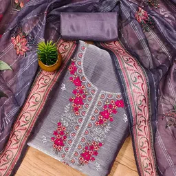 Maroosh Embroidered Unstitched Dress Material image 1