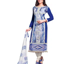 MANVAA Floral Embroidered Unstitched Dress Material-picture-33