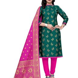 MANVAA Ethnic Motifs Woven Design Unstitched Dress Material-picture-4