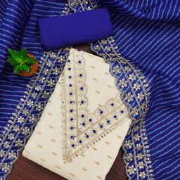 MANVAA Embroidered Unstitched Dress Material-image-83