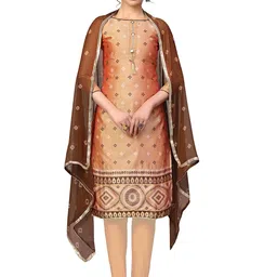 MANVAA Bandhani Printed Unstitched Dress Material-picture-29